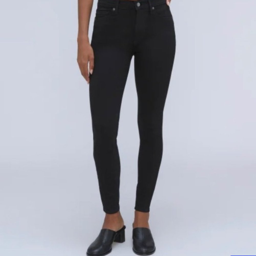 EVERLANE - high rise stretch skinny jeans - size 27 tall